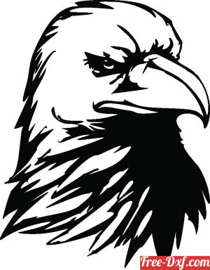 download american eagle angry face free ready for cut